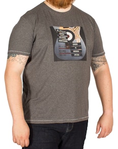 Ben Sherman Guitar Print T-Shirt Grey