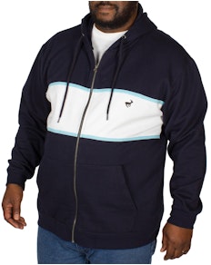 Bigdude Stripe Hoody Navy/White