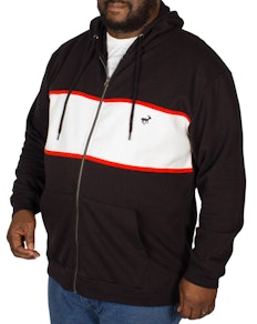 Bigdude Stripe Hoody Black/White