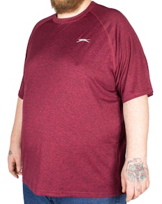 Slazenger Demeter Sports T-Shirt Burdungy