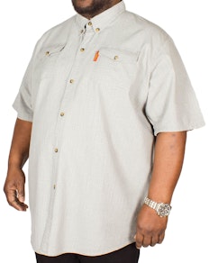 Fitzgerald Terry Linen Shirt Light Grey
