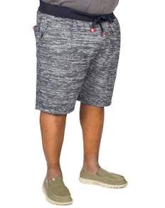 D555 Tommy Space Dyed Fleece Shorts Navy