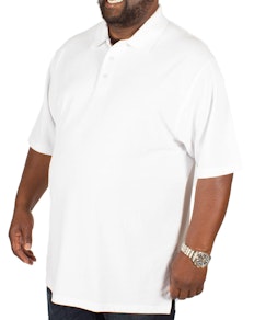 Bigdude Plain Polo Shirt White