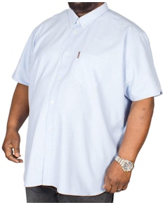 Ben Sherman Plain Oxford Shirt Blue