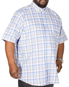Carabou Check Shirt Blue/Brown