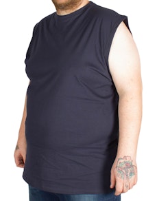KAM Sleeveless T-Shirt Navy