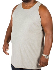 Bigdude Plain Vest Grey Tall