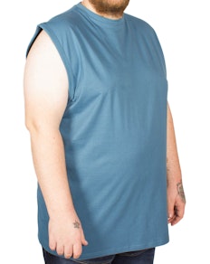 KAM Sleeveless T-Shirt Denim