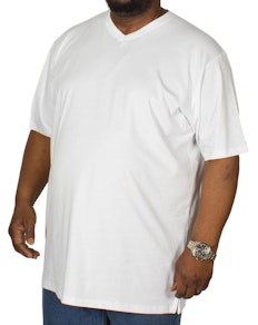 Cotton Valley V Neck T-Shirt White