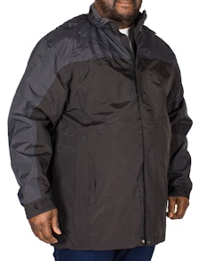 KAM Contrast Showerproof Jacket Black