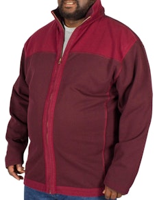 KAM Full Zip Top Red