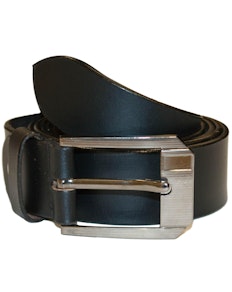 Simon Leather Belt Black
