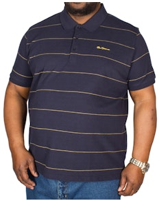 Ben Sherman Classic Stripe Polo Shirt Navy