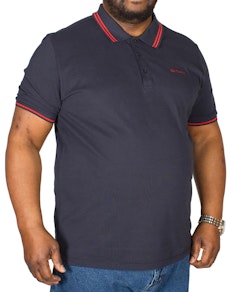 Ben Sherman Script Tipped Polo Shirt Navy