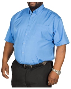 Espionage Plain P.V. Short Sleeve Shirt Blue