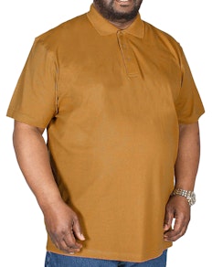 Bigdude Plain Polo Shirt Brown
