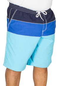 Replika Cut & Sew Swim Shorts Blue/Navy