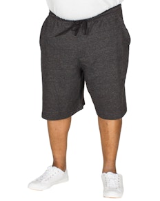 Bigdude Marl Jogger Shorts Black