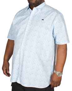 Raging Bull Micro Floral Shirt Blue/White