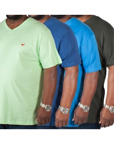 Bigdude Signature V-Neck T-Shirt 4 Pack