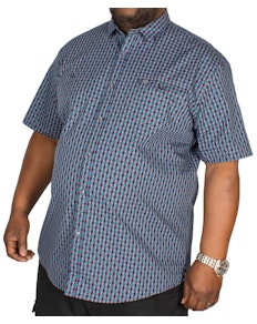 Mish Mash Cosby Short Sleeve Shirt Grey & Navy
