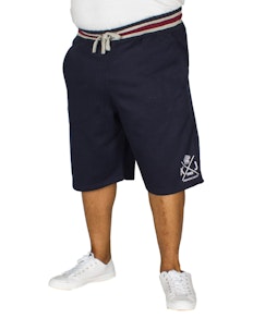 KAM Crown Jogger Shorts Navy