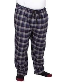 Espionage Brushed Check Lounge Trousers Grey