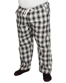 Bigdude Check Lounge Pants Black/White