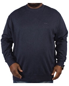 KAM Long Sleeved Crew Neck Knit - Denim