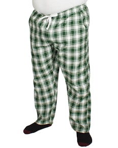 Bigdude Check Lounge Pants Green/White
