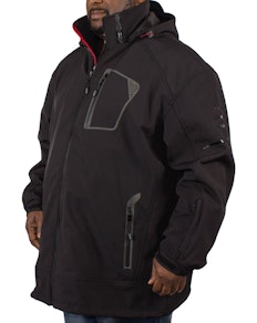 KAM Soft Shell Performance Jacket Black