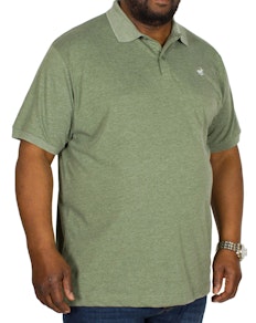 Bigdude Jersey Marl Polo Shirt Green