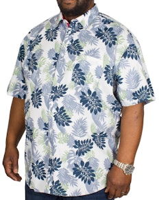 KAM Floral Print Short Sleeve Shirt