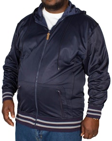 KAM Tricot Full Zip Hoody Navy