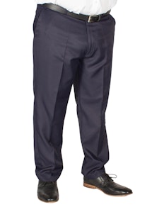 Carabou Poly Twill Classic Trousers Navy