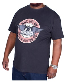 Replika Jeans Aerosmith T-shirt Black