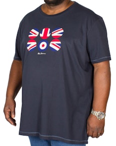 Ben Sherman Flag Circles T-Shirt Navy