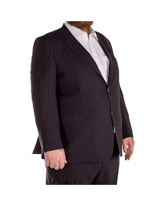 Pin Stripe Jacket Black