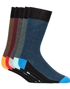 Bench Inca 5 Pack Striped Socks