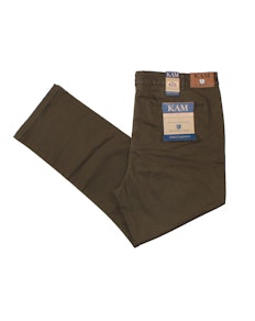 KAM Modern Chinos Khaki