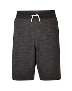 KAM Melange Sweat Shorts Charcoal