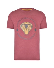 KAM Serpent Steel Club T-Shirt Cordovan
