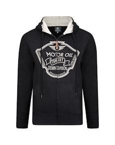 KAM Motor Oil Hoody Black