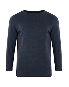 KAM Long Sleeve Thermal T-Shirt Charcoal