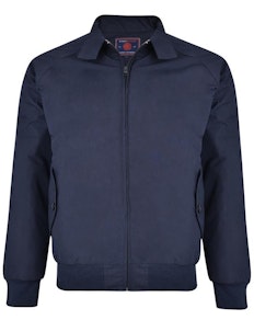 KAM Quilted Harrington Jacket Navy