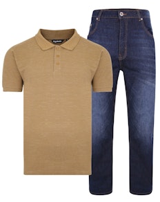 Bigdude Polo Shirt & Jeans Bundle 1