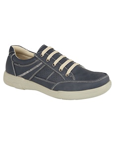 Casual Lace Up Leisure Shoes Navy