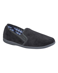 Sleepers Wilson Memory Foam Slipper Black