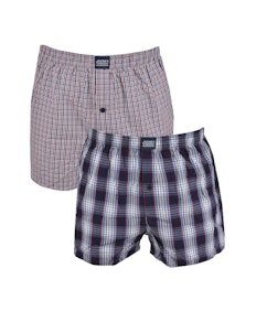 Jockey 2 Pack Boxer Shorts - Stonewash