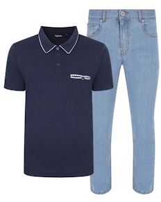 Bigdude Polo Shirt & Jeans Bundle 5
